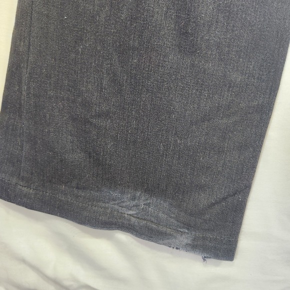 Shank Jeans #020 Womens Flare Leg Low Rise Pants Charcoal Grey Y2K Style - Picture 7 of 10